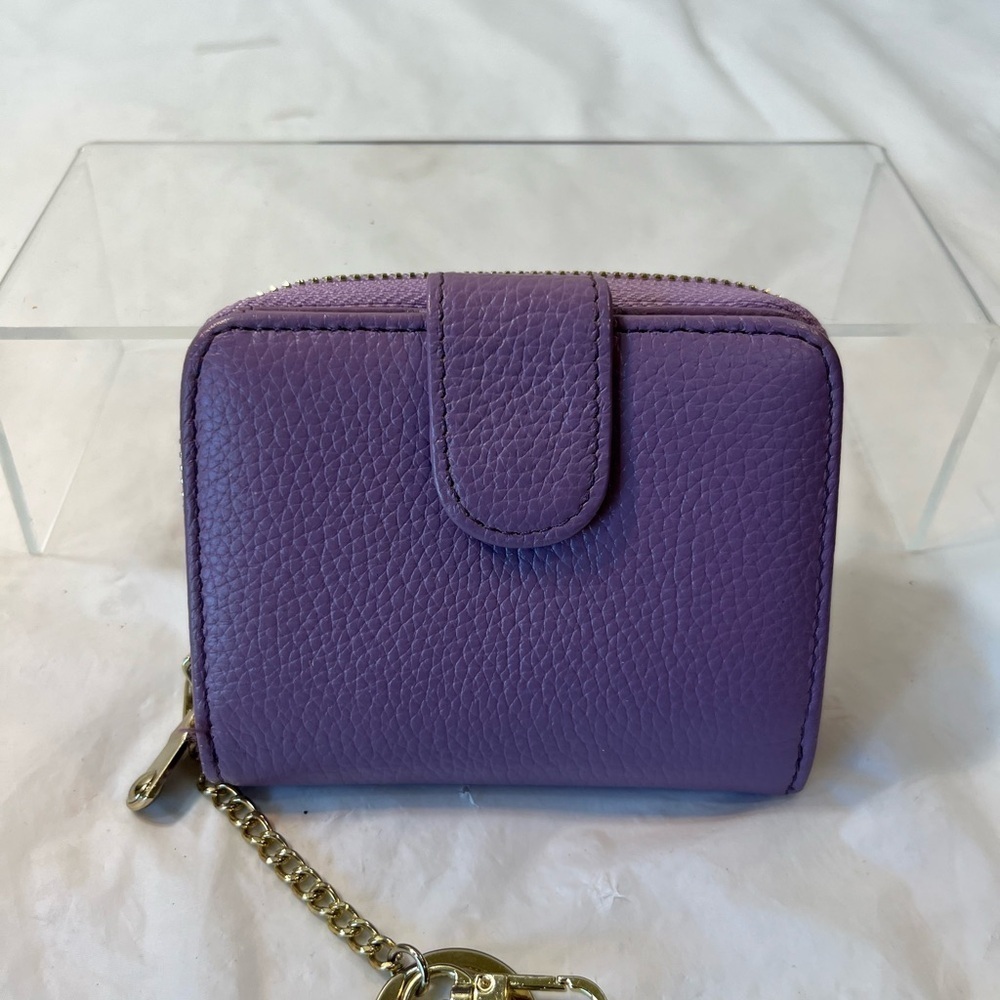 RFID Credit Card Holder Zipper Card Case Keychain